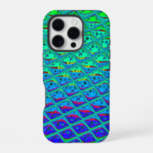 Coque iPhone 16 Pro Impression d'art à motif de sirène bleue italienne