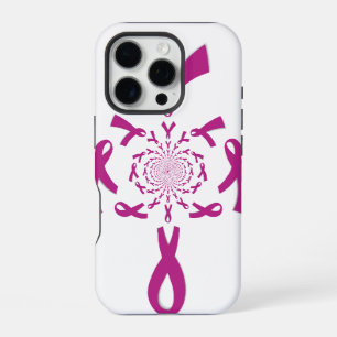 Coque iPhone 16 Pro Impression d'art pour la sensibilisation au cancer