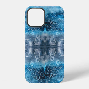 Coque iPhone 12 Impression de batik de méduse lunaire