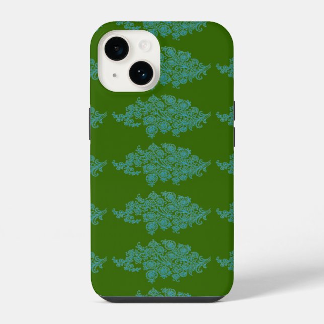Coque iPhone Impression de bloc Boho Inde (Verso)