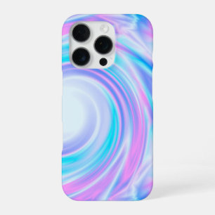 Coque iPhone 16 Pro Impression de couleurs violettes pastel liquides t