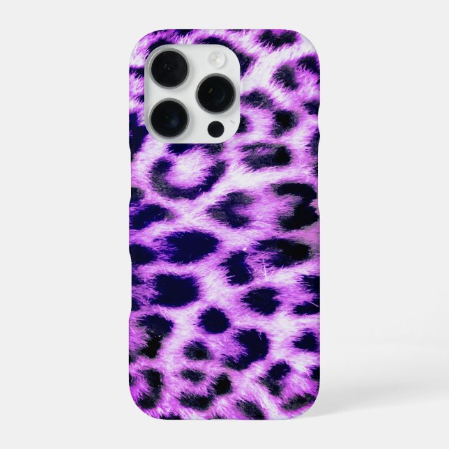 Coque iPhone Impression de fausse fourrure de léopard guépard r (Verso)