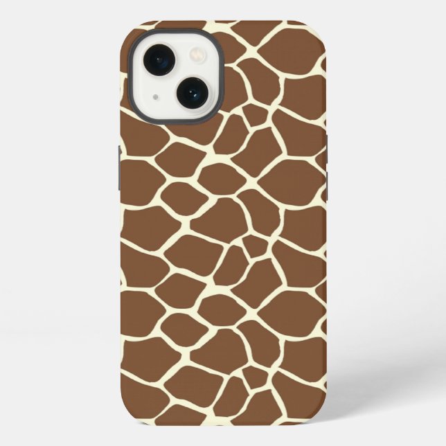 Coque iPhone Impression de girafe (Verso)