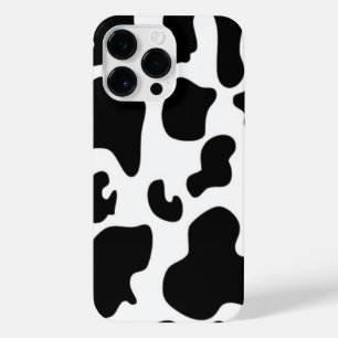 Coque Pour Pour iPhone 14 Pro Max Impression de vache noire et blanche