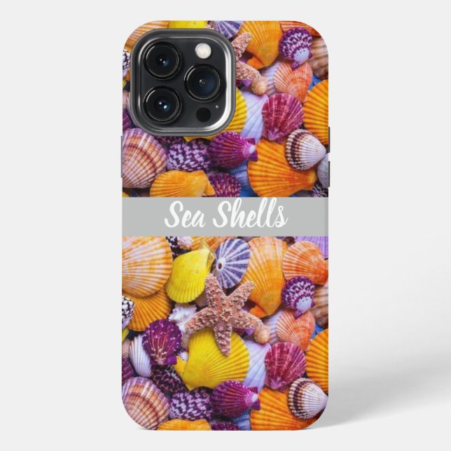 Coque iPhone Impression des coques de mer (Verso)