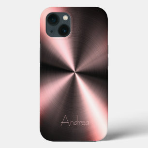 Etui iPhone 13 Impression en acier inoxydable