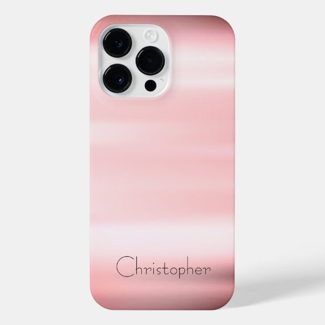 Coque iPhone Impression en acier inoxydable en bronze de titane (Verso)