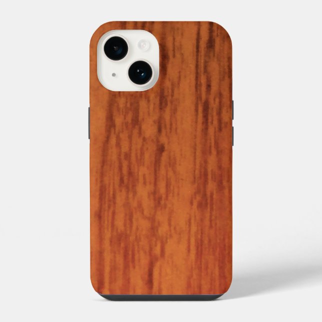 Coque iPhone Impression en bois de cerisier (Verso)