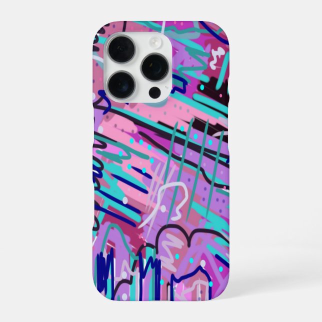 Coque iPhone Impression expressive Purple Dream (Verso)