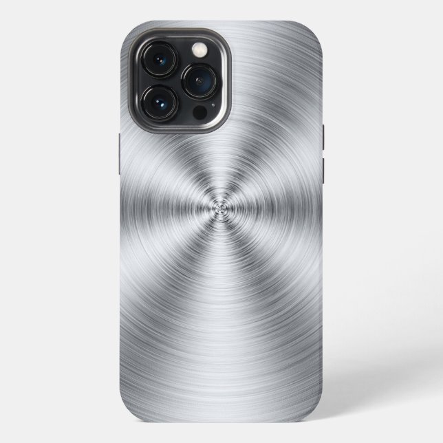 Coque iPhone Impression inoxydable Sunburst (Verso)