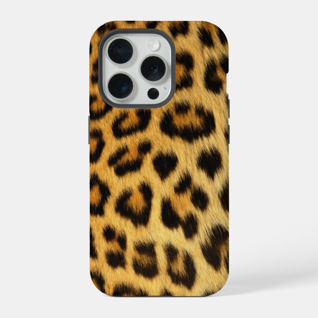 Coque iPhone Impression léopard (Verso)