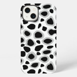 Etui iPhone 13 Impression léopard - Noir et Blanc