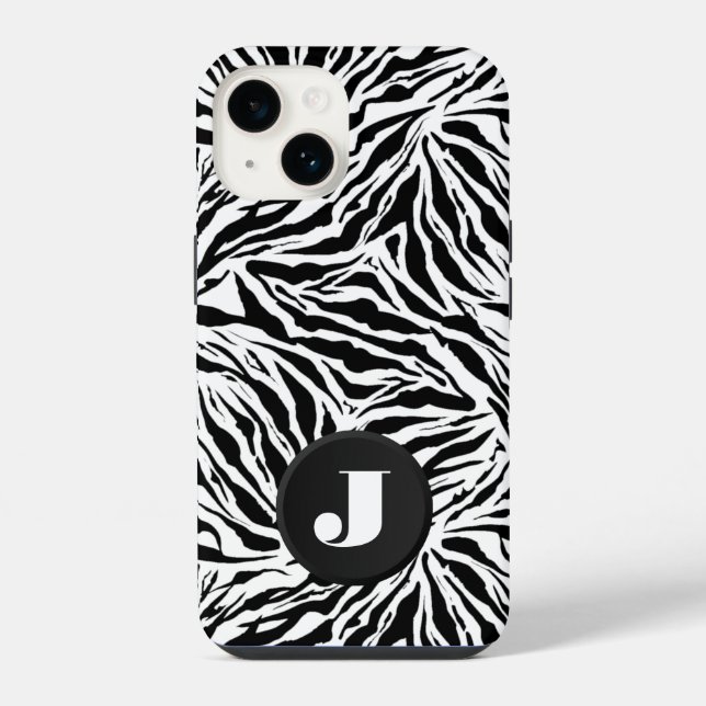 Coque iPhone Impression monographique Zebra (Verso)