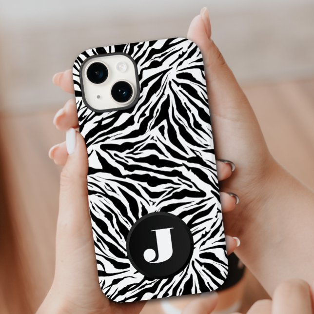 Coque iPhone Impression monographique Zebra (Créateur téléchargé)