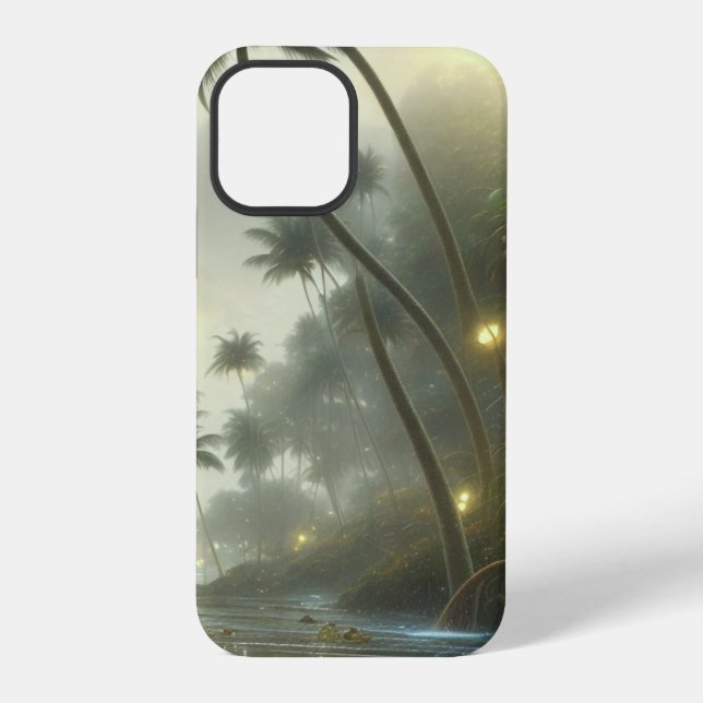 Coque iPhone Impression sur toile tendue (Verso)