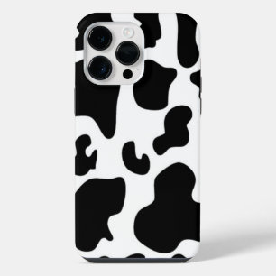 Coque Pour Pour iPhone 14 Pro Max Impression vache noir et blanc