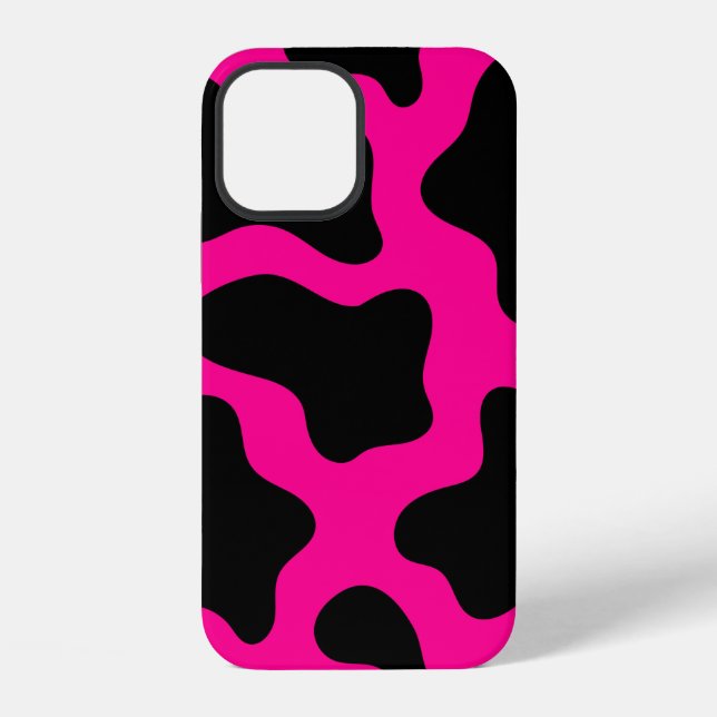 Coque iPhone impression vache rose chaud d'Halloween (Verso)