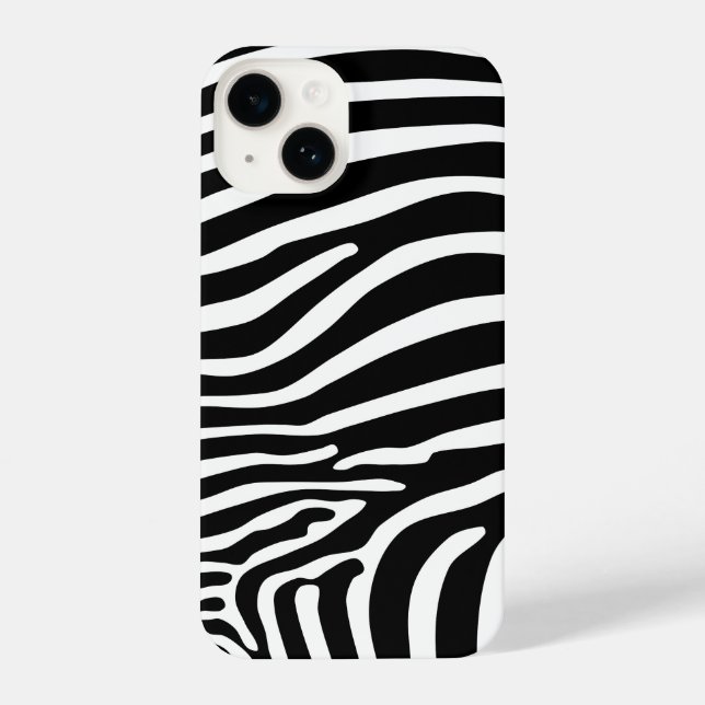 Coque iPhone Impression Zebra (Verso)