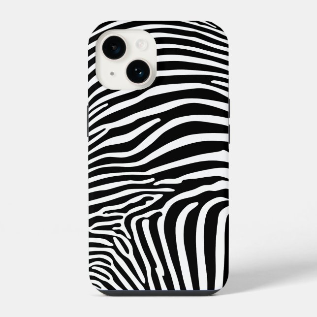 Coque iPhone Impression zèbre (Verso)