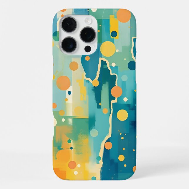 Coque iPhone Impressionnisme abstrait  (Verso)