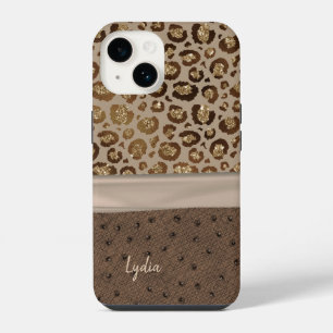 Coque Pour iPhone 14 Impressions d'animaux Glam