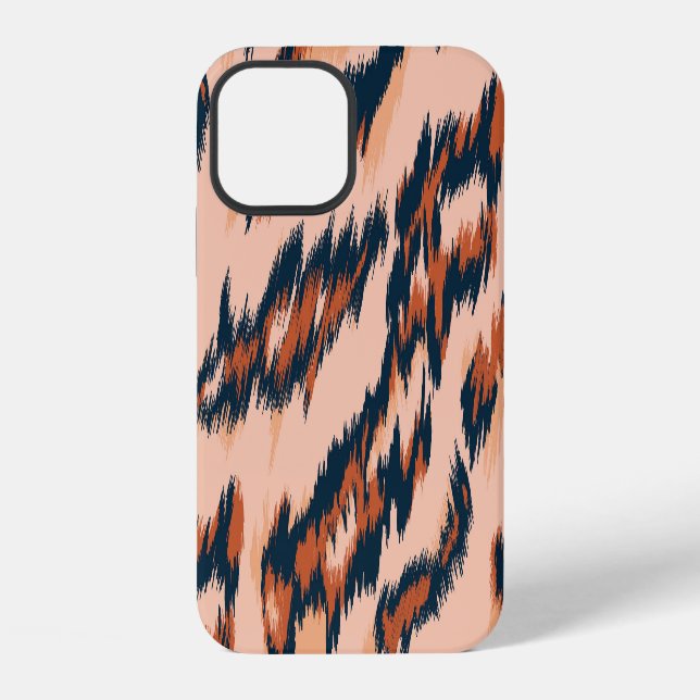Coque iPhone Imprimé léopard : conception textile sans couture. (Verso)