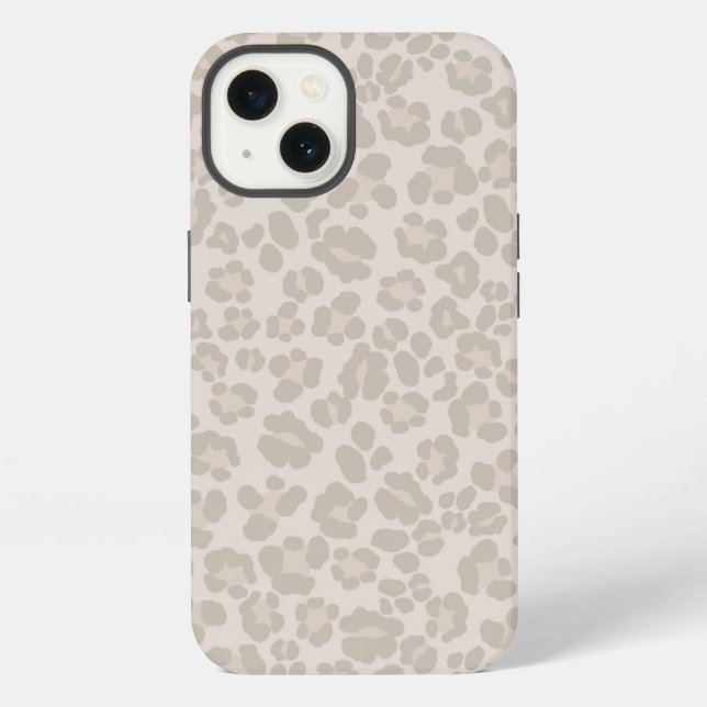 Coque iPhone Imprimé léopard Glam 2 #motif #conception (Verso)