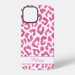 Coque iPhone 12 Imprimé personnalisé à motif animal léopard fémini