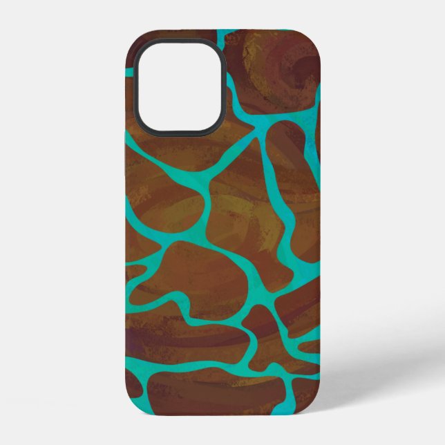 Coque iPhone Imprimer Giraffe sauvage (Verso)