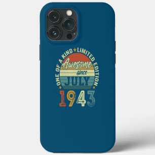 Etui iPhone 13 Pro Max Incroyable depuis juillet 1943 79 ans 79e