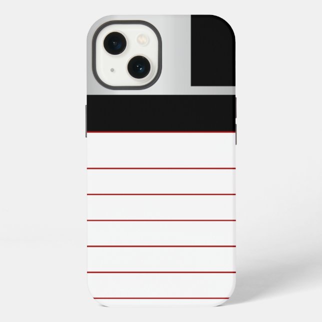 Coque iPhone INCROYABLE ! Disque dur vintage (Verso)