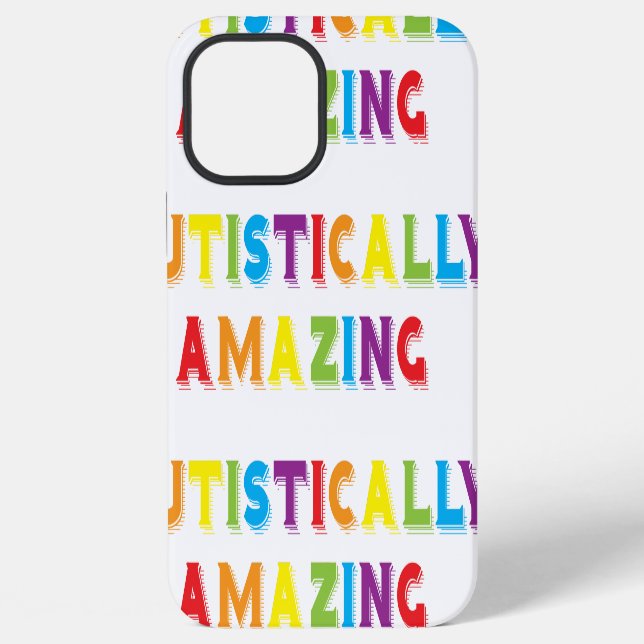 Coque iPhone Incroyablement Autistique (Verso)