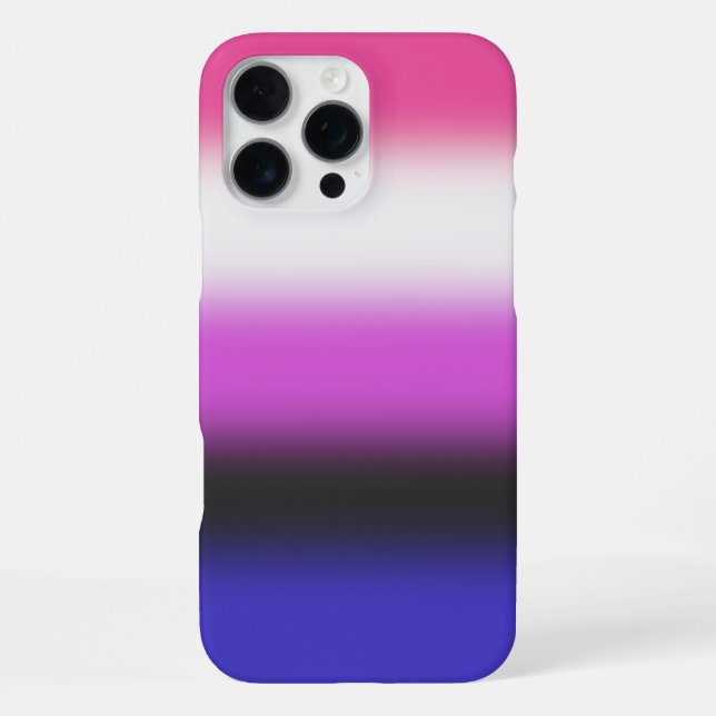 Coque iPhone Indicateur Genderfluide Gradient - Indicateur Gend (Verso)