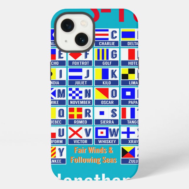Coque iPhone Indicateurs nautiques (Verso)