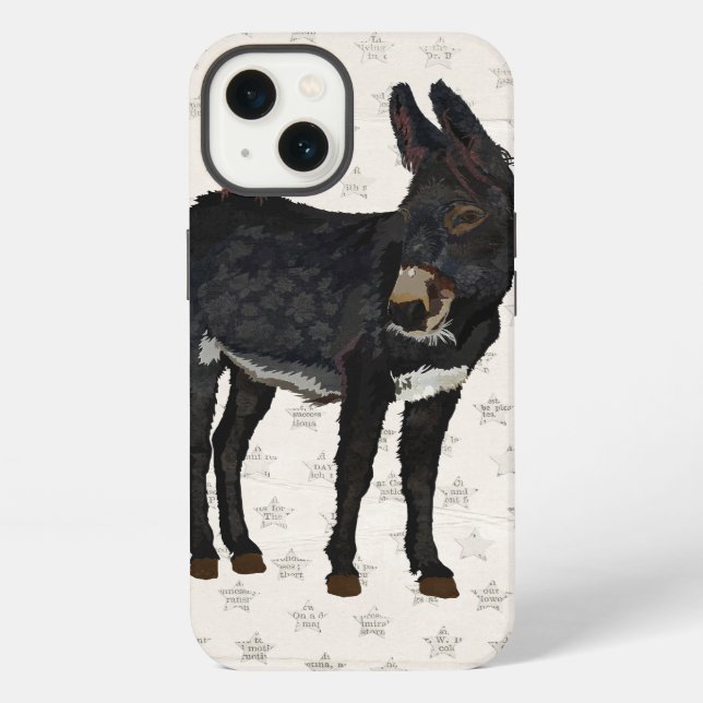 COQUE iPhone INDIGO DONKEY & CARDINAL (Verso)