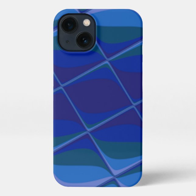 Coque iPhone indigo palette (Verso)