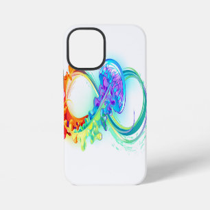 Coque iPhone 12 Mini Infini avec méduse arc-en-ciel