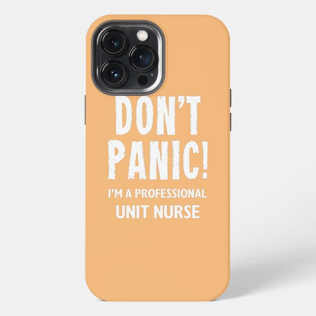 Coque iPhone Infirmière d'unité  (Verso)
