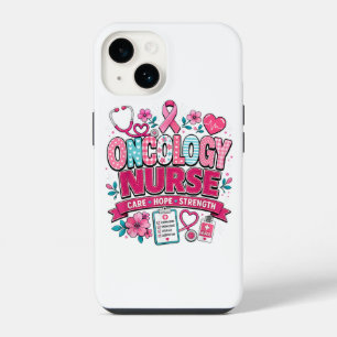 Coque Pour iPhone 14 Infirmière en oncologie Sensibilisation au cancer
