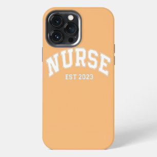 Etui iPhone 13 Pro Max Infirmière Est 2023 RN Diplôme de l'école d'infirm