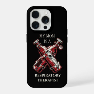 Coque iPhone 15 Pro Infirmière Respiratoire Personnalisée Maman Tactiq