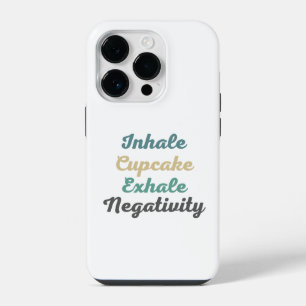 Coque Pour iPhone 14 Plus Inhale Cupcake Exhale Négativité Téléphone
