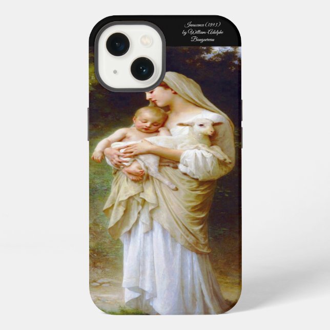 Coque iPhone Innocence par Bouguereau (Verso)