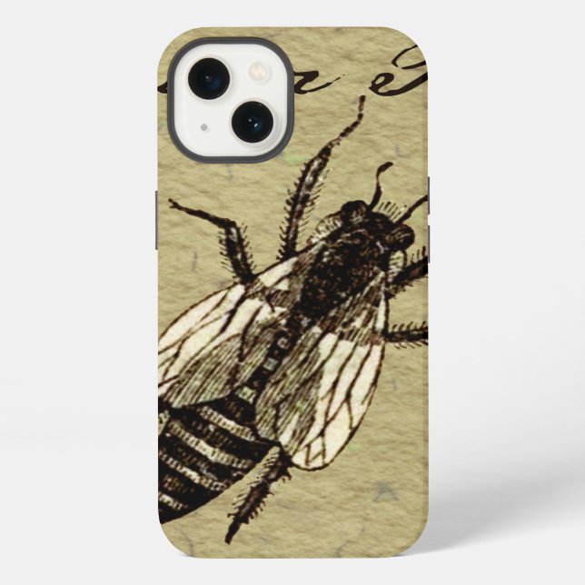 Coque iPhone Insecte de la faune de l'abeille Queen (Verso)