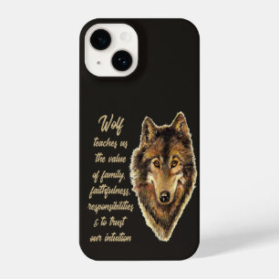 Coque Pour iPhone 14 Inspiration Wolf Wolves Spirit Animal Totem