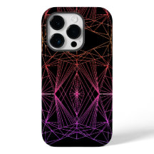 Coque iphone inspiré par la géométrie cristalline