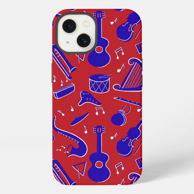 Coque iPhone Instruments de musique (Verso)