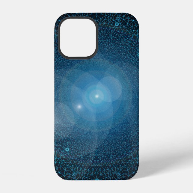 Coque iPhone Intelligence artificielle des polygones (Verso)