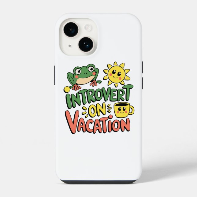 Coque iPhone Introvert Sunshine Break (Verso)