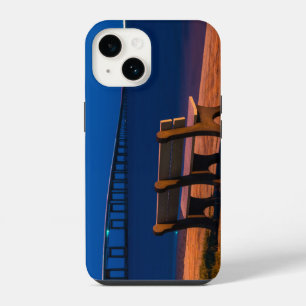 Coque Pour iPhone 14 Invitation à s'asseoir sur un banc la nuit